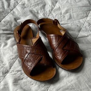 Sezane Leather Sandals